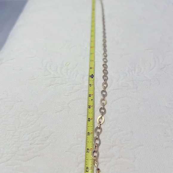 Chico’s Chunky Medallion Adjustable Chain Belt - Picture 9 of 10